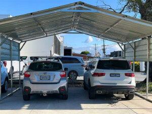 Portable Carport Shelter | 4.9X6X3.0 M Aluminum Vertical Roof | Easycarport